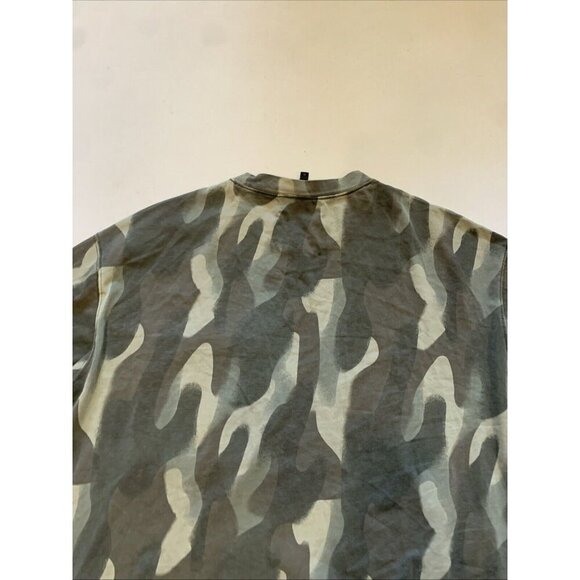Armani Exchange Men's Green Camo Pocket Logo Tee XL 100% Cotton - Picture 9 of 10